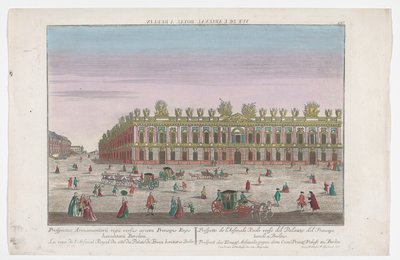 View of the Zeughaus in Berlin by Georg Balthasar Probst