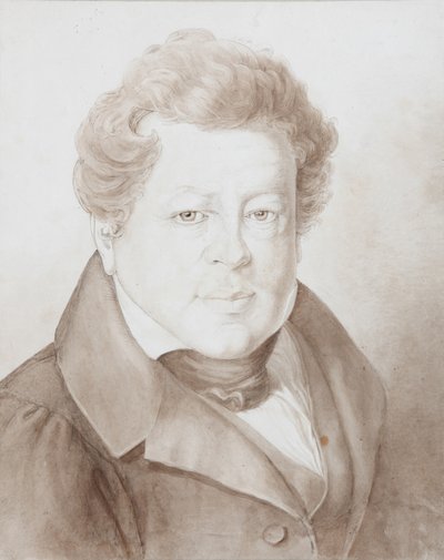 Portrait of Alexander Ivanovich Turgenev 1784-1845 by Georg Christian August Kestner