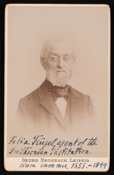 Portrait of Felix Flugel by Georg Conrad Adolph Brokesch