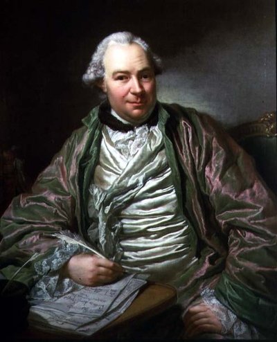 A Portrait of Carl Sparre by Georg David Mathieu