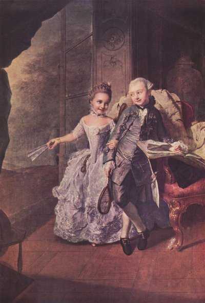 The Seduction to Play (Prince and Princess of Mecklenburg) by Georg David Matthieu