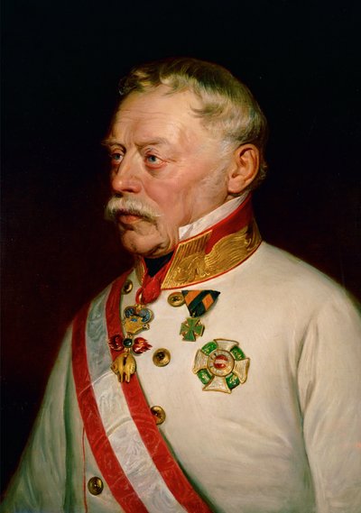 Fieldmarshal Johann Joseph Wenzel Radetzky von Radetz by Georg Decker