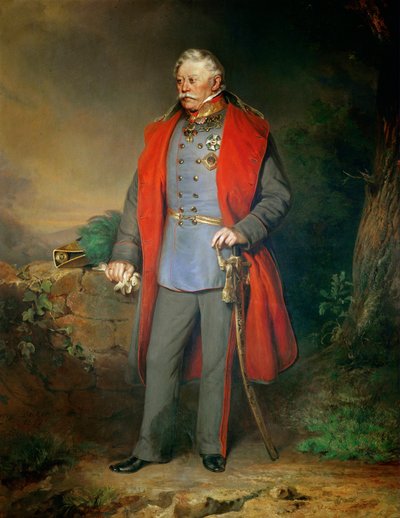 Fieldmarshal Josef Count Radetzky, Commander-in-Chief during the campaign against Italy by Georg Decker