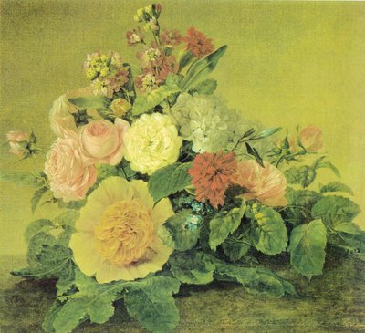 Still Life with Flowers by Georg Friedrich Kersting