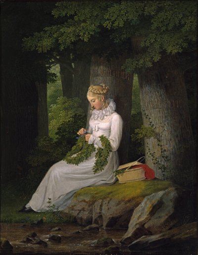 The Wreath Maker by Georg Friedrich Kersting