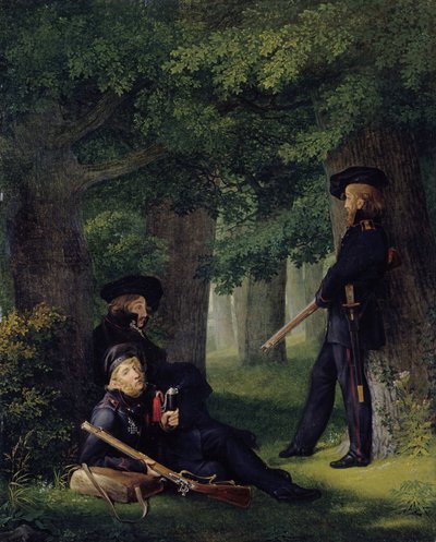 On Outpost Duty by Georg Friedrich Kersting