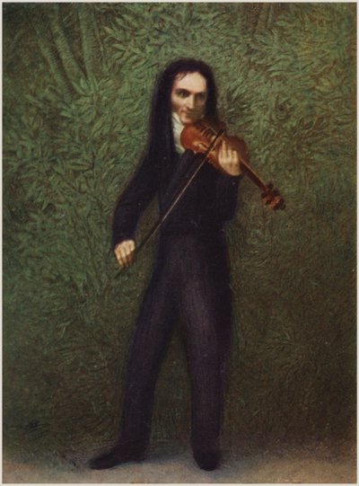 Portrait of Niccolo Paganini by Georg Friedrich Kersting