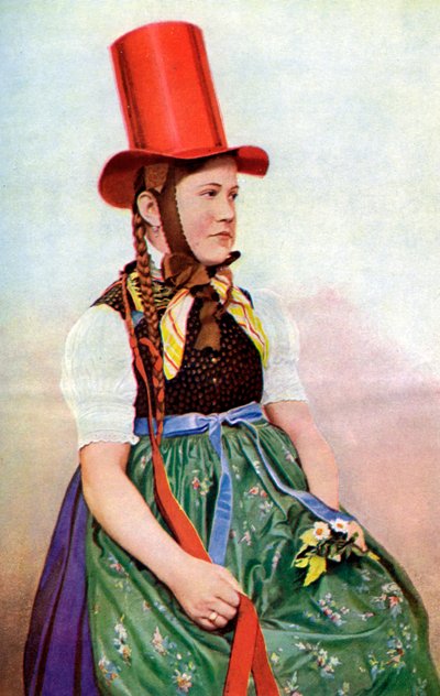 A forest maiden in her Sunday frock, 1922 by Georg Haeckel