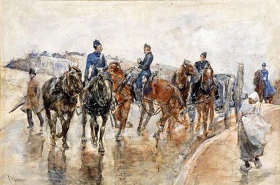 Returning from the Manoeuvres by Georg Hendrik Breitner