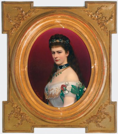Portrait of Elisabeth of Bavaria with Diadem, before 1885 by Georg Martin Ignaz Raab