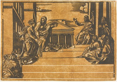 Martha and Magdalen Ascending the Steps of the Temple by Georg Matheus