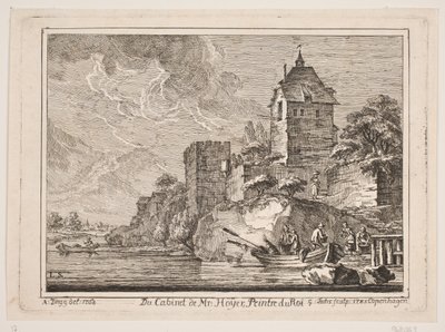 An Old Castle by Georg Mathias Fuchs