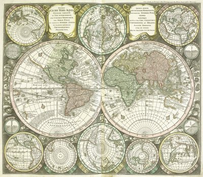 Map of the World by Georg Matthäus Seutter
