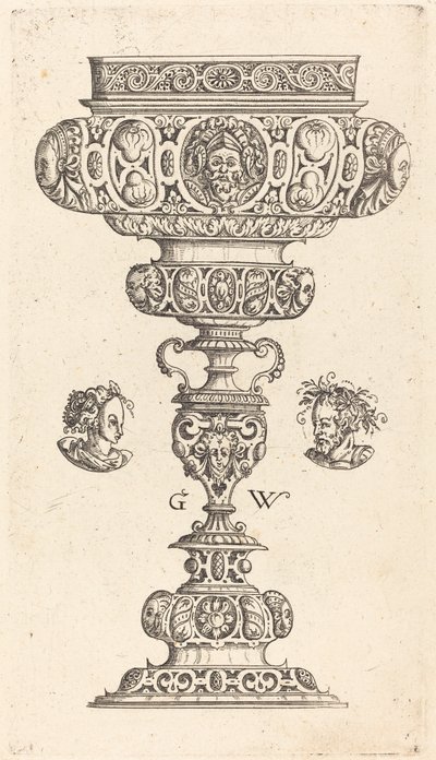 Chalice with Head of a Warrior by Georg Wechter I
