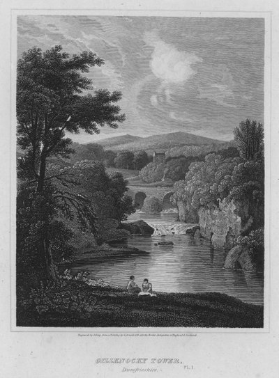 Gillknocky Tower, Dumfrieshire by George (after) Arnald