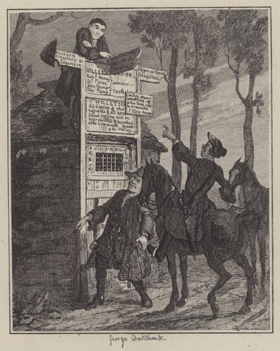 Illustration for Jack Sheppard by George (after) Cruikshank