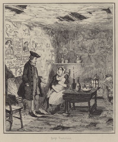 Illustration for Jack Sheppard by George (after) Cruikshank