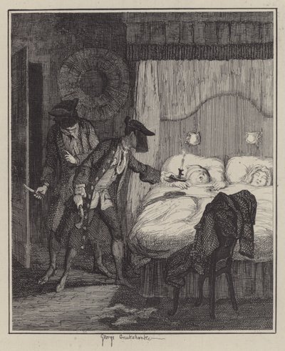 Illustration for Jack Sheppard by George (after) Cruikshank