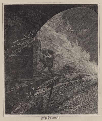 Illustration for Jack Sheppard by George (after) Cruikshank