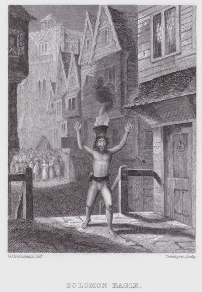 Solomon Eagle by George (after) Cruikshank