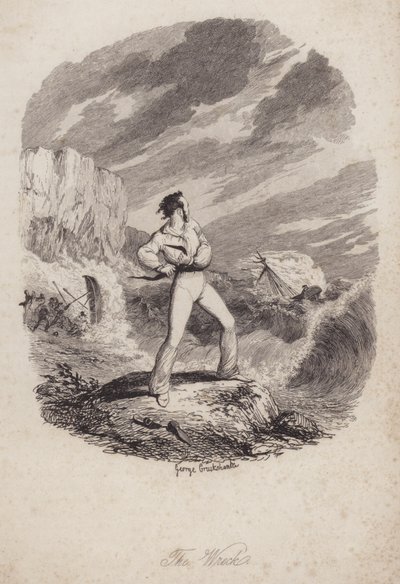 The Wreck by George (after) Cruikshank