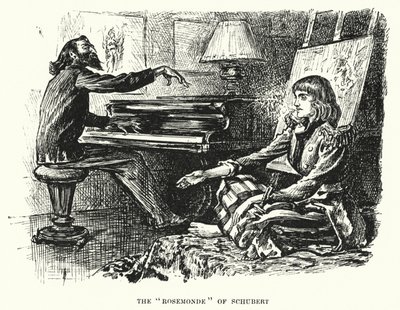 Illustration for Trilby by George du Maurier by George (after) Du Maurier