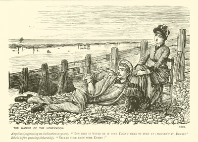 The waning of the honeymoon by George (after) Du Maurier