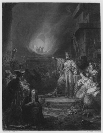 The Fiery Furnace (from the picture in the Vernon Gallery) by George (after) Jones