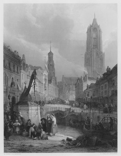 Utrecht, from the picture in the Vernon Gallery by George (after) Jones