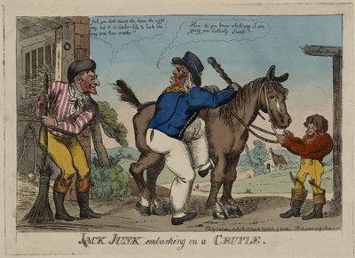 Jack Junk Embarking on a Cruise by George (attr. to) Cruikshank