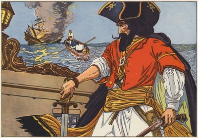 Blackbeard, the most famous of the Atlantic Coast pirates by George Alfred Williams