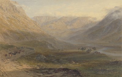 Nant Francon, North Wales, 1862 by George Arthur Fripp