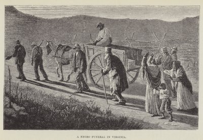A Negro Funeral in Virginia by George Augustus Sala