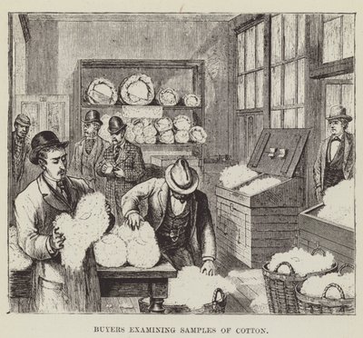 Buyers Examining Samples of Cotton by George Augustus Sala