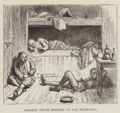 Chinese Opium Smokers at San Francisco by George Augustus Sala