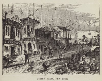 Oyster Boats, New York by George Augustus Sala