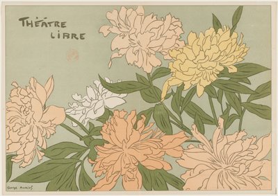 Myrane and Les Chapons (Program for Théâtre Libre) by George Auriol