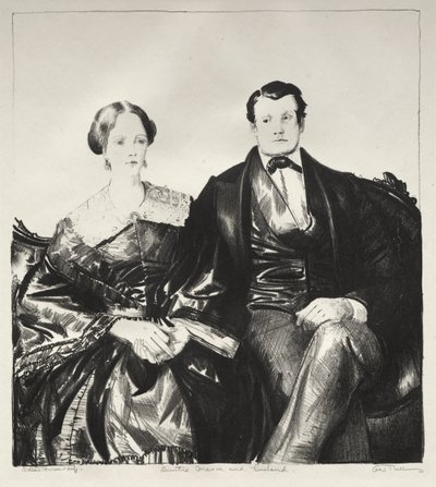Auntie Mason and Her Husband by George Bellows
