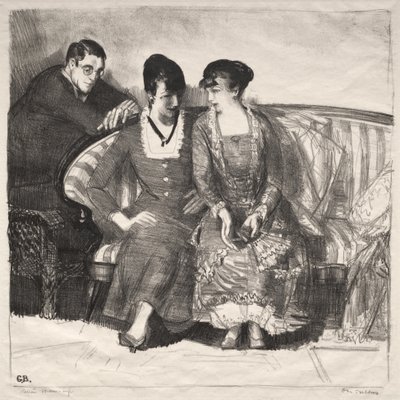 Emma, Elsie and Gene by George Bellows