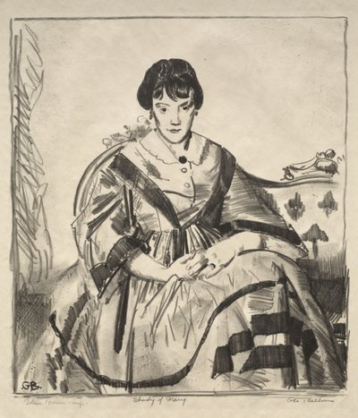 Study of Mary by George Bellows