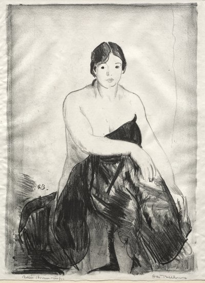 The Model, Second Stone by George Bellows