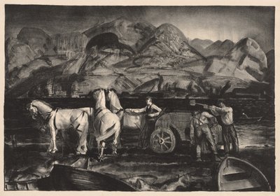 The Sand Team by George Bellows