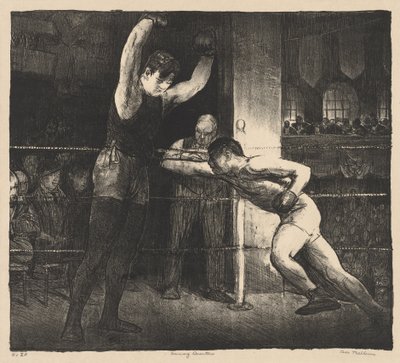 Training Quarters by George Bellows