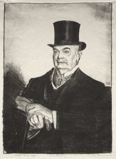 W. E. Story, Esq., Second State by George Bellows