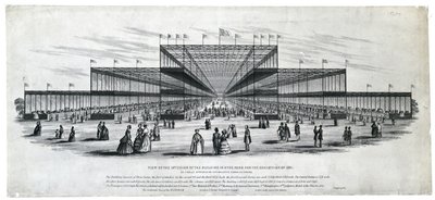 View of the Interior of the Building in Hyde Park for the Exhibition of 1851 by George Berger