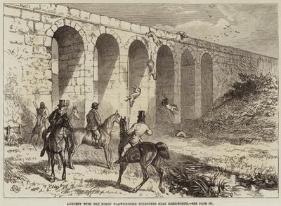 Accident with the North Warwickshire Foxhounds near Kenilworth by George Bouverie Goddard