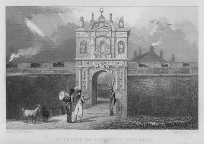 Entrance to Plymouth Citadel by George Bryant Campion
