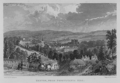 Exeter, from Pensylvania Hill by George Bryant Campion