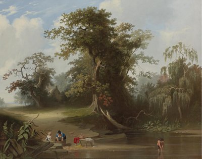 Landscape; Rural Scene by George Caleb Bingham