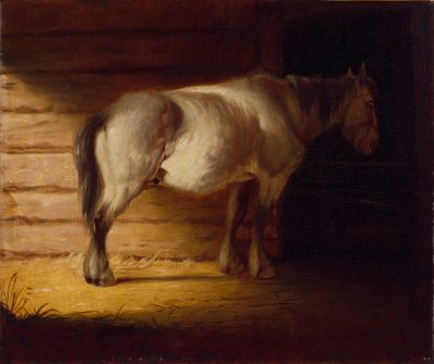 Old Field Horse, by 1856 by George Caleb Bingham